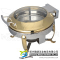 Golden Mini Hook Feet Electric Heating Chafing Dish